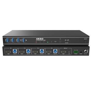 سوییچ کی وی ام 4 پورت HDMI V2.0 برند فرانت مدل FARANET FN-K3H41