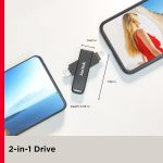 فلش مموری  سن دیسک مدل SANDISK iXpand Flash Drive Luxe ظرفیت 256GB - تصویر 6