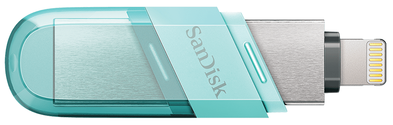 فلش مموری USB3.1 OTG Lightning سندیسک مدل SANDISK iXpand Flash Drive Flip ظرفیت 64GB
