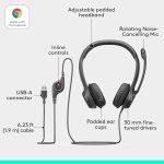 هدست USB لاجیتک مدل LOGITECH H390 - تصویر 3