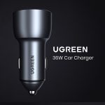 شارژر فندکی 36 وات یوگرین مدل UGREEN CD213-10144 - تصویر 2
