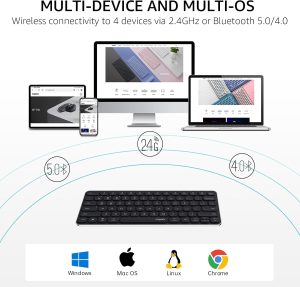 کيبورد وايرلس و بلوتوث رپو مدل RAPOO E9050L - تصویر 4