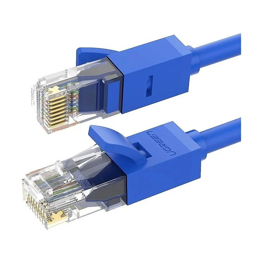 ugreen-nw102-11201-cat-6-uutp-1-meter-blue-11747822838 پچ کورد CAT6 UTP یوگرین مدل UGREEN NW102-11202 طول 2 متر - تصویر 1
