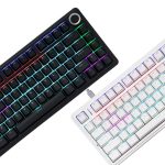 کيبورد گیمینگ سيم دار آئولا مدل AULA F75 Gaming سوئیچ Red