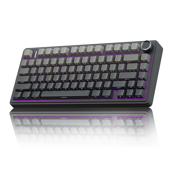 AULA-F75-Wireless-Mechanical-Keyboard-1 کيبورد گیمینگ سيم دار ، وايرلس و بلوتوثی آئولا مدل AULA F75 Mechanical سوئیچ GREEN - تصویر 1