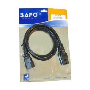 کابل برق بک تو بک بافو مدل 3x1.5mm-C14-C15 به طول 1 متر