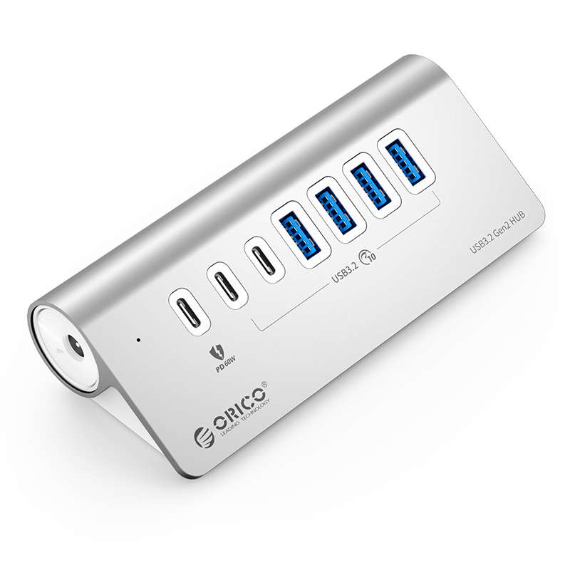 ff73c95f270a3bf51882b506d9f36dee هاب USB آداپتوری 7 پورت اوریکو مدل ORICO M3U4C3-G2