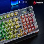 کيبورد گیمینگ سيم دار ، وايرلس و بلوتوثی آئولا مدل Aula F98 Pro White switch - تصویر 2