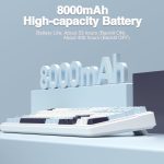 کيبورد گیمینگ سيم دار ، وايرلس و بلوتوثی آئولا مدل AULA F99 Green Switch - تصویر 8