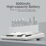 کيبورد گیمینگ سيم دار ، وايرلس و بلوتوثی آئولا مدل AULA F99 Yellow Switch - تصویر 6