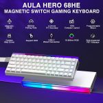کيبورد گیمینگ سيم دار آئولا مدل AULA WIN 68 HE سوئیچ White - تصویر 2