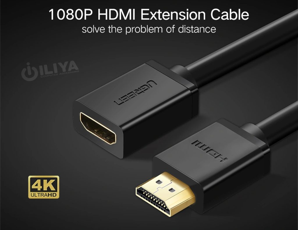 کابل افزایش طول HDMI V1.4 یوگرین مدل UGREEN HD107-10142 طول 2 متر