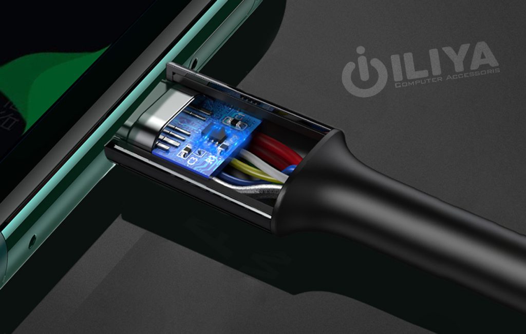 کابل شارژ Type-C یوگرین مدل UGREEN US300-80371 طول 1 متر