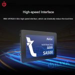 اس اس دی نتاک مدل NETAC SA500 ظرفیت 256GB
