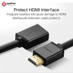کابل افزایش طول HDMI V1.4 یوگرین مدل UGREEN HD107-10142 طول 2 متر