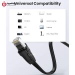 کابل شبکه U/FTP CAT8 یوگرین مدل UGREEN NW134-10980 طول 1 متر