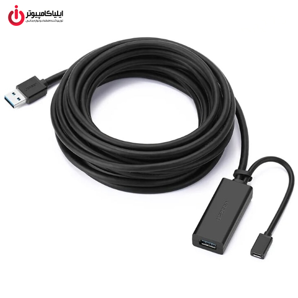 0222221 کابل افزایش طول USB3.0 یوگرین مدل UGREEN US175-20827 طول 10 متر - تصویر 1
