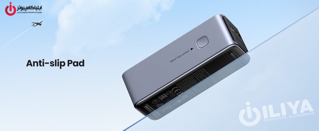 پاوربانک یوگرین مدل UGREEN PB724-35526B با ظرفیت 12000 میلی آمپر