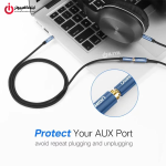 کابل افزایش طول صدای یوگرین مدل UGREEN AV118-40673 طول 1 متر
