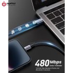کابل Type-C به لایتنینگ یوگرین مدل UGREEN US304-60759 طول 1 متر