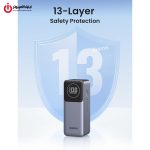 پاوربانک یوگرین مدل UGREEN PB724-35526B با ظرفیت 12000 میلی آمپر