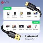 کابل دیتا هارد یوگرین مدل UGREEN US130-10840 به طول 0.5 متر