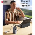 پاوربانک یوگرین مدل UGREEN PB724-35526B با ظرفیت 12000 میلی آمپر