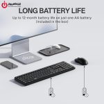 کیبورد و موس وایرلس رپو مدل RAPOO X2100
