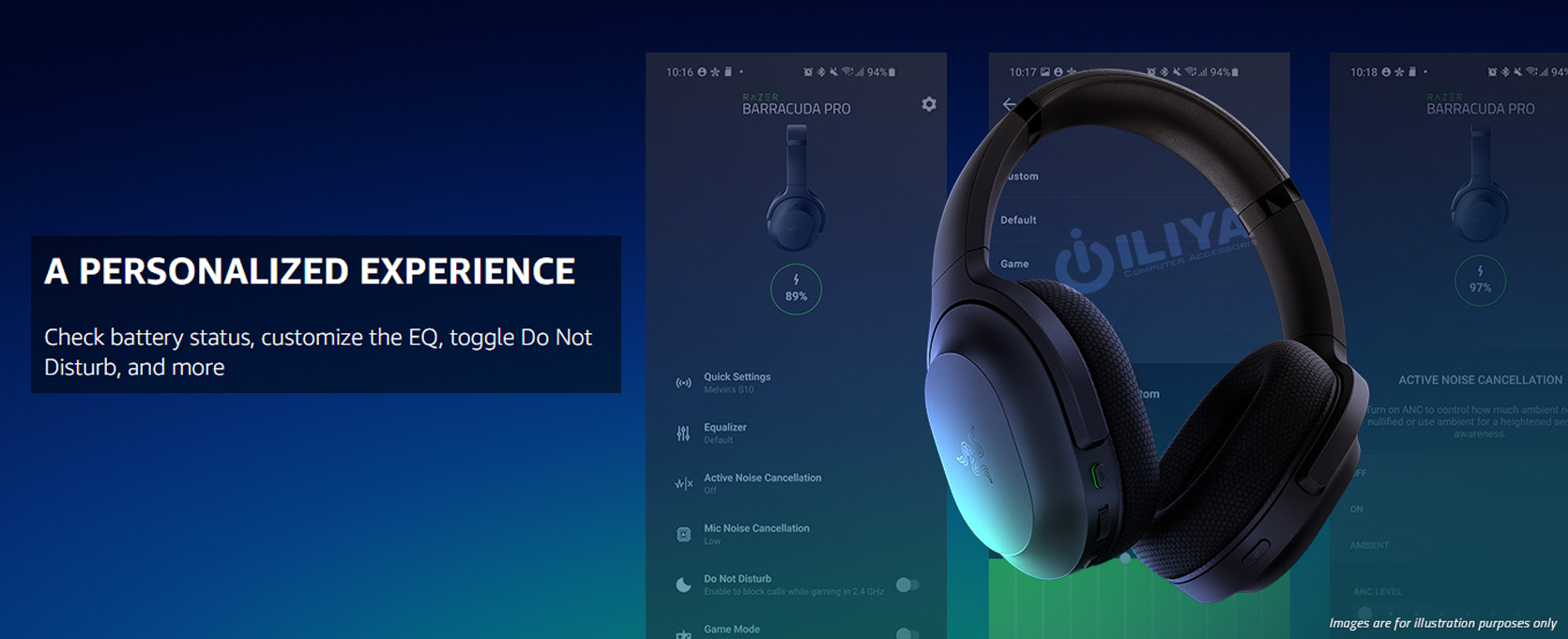 هدست شارژی ریزر مدل RAZER Barracuda