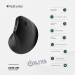 ماوس وایرلس گرین لاین مدل Green Lion GNERGPMSEBK Dual Mode