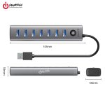 هاب یو اس بی 7 پورت USB3.0 اوریکو مدل ORICO CL7U-U3-10