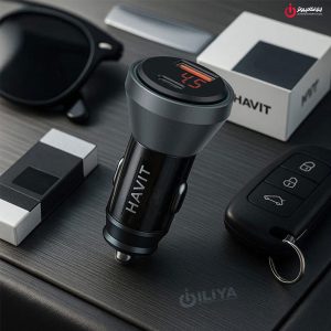 شارژر فندکی 30 وات هویت مدل HAVIT CC2017