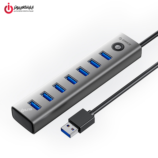 124120 هاب یو اس بی 7 پورت USB3.0 اوریکو مدل ORICO CL7U-U3-10