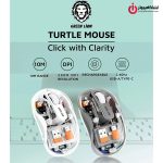 ماوس وایرلس و بلوتوثی گرین لاین مدل Green Lion GNTUMS2MSEGY Turtle