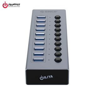 هاب یو اس بی آداپتوری 10 پورت USB3.0 اوریکو مدل ORICO BT2U3-10AB