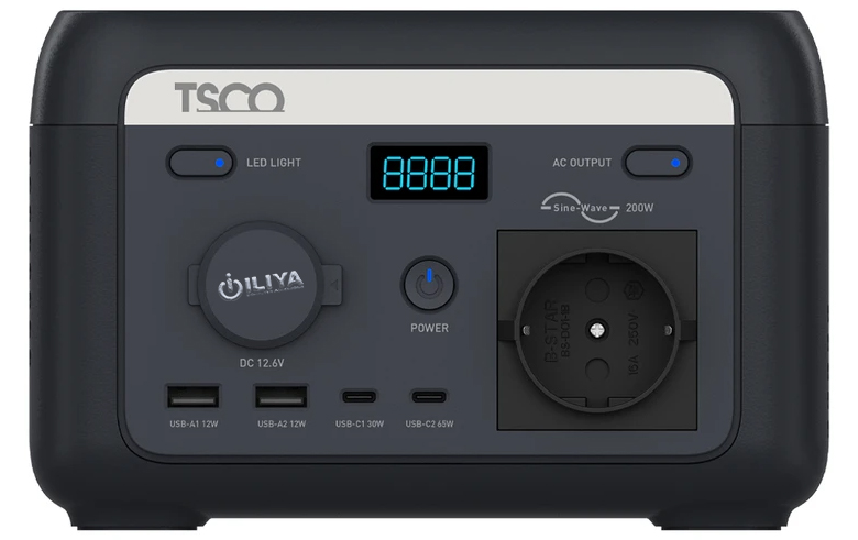 پاور استیشن 200 وات تسکو مدل TSCO TST 201 ظرفیت 32000 میلی آمپر ساعت