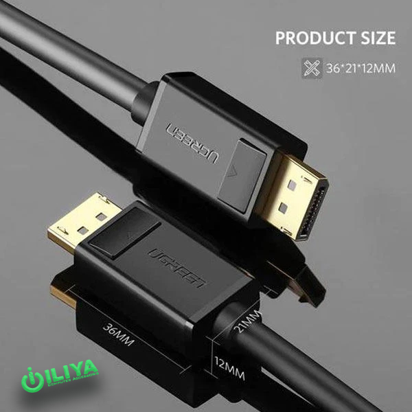 کابل مانیتور Display V1.2 یوگرین مدل UGREEN DP102-10244 به طول 1 متر