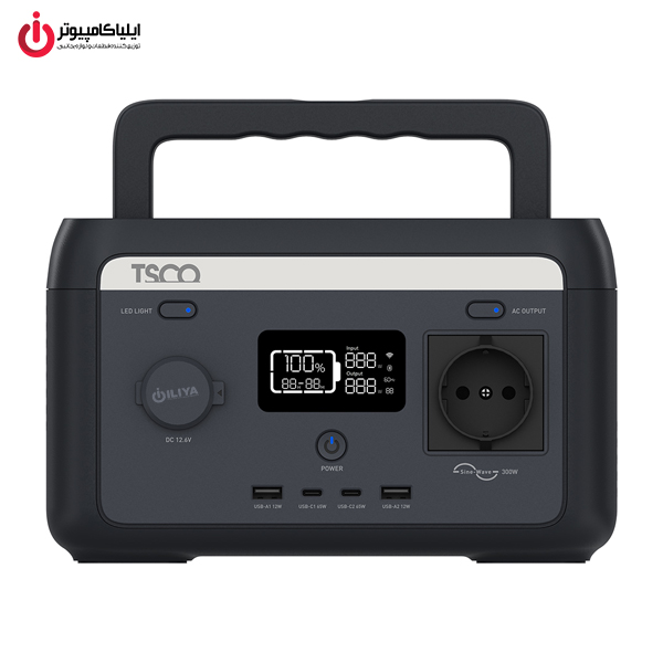 1455464456 پاور استیشن 600 وات تسکو مدل TSCO TST 301 ظرفیت 64000 میلی آمپر ساعت