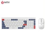 کیبورد و موس وایرلس و بلوتوثی هویت مدل HAVIT KB830WB