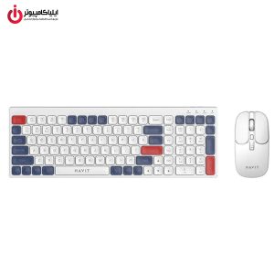 کیبورد و موس وایرلس و بلوتوثی هویت مدل HAVIT KB830WB