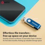 فلش مموری 128GB پاتريوت مدل PATRIOT Xporter X550 اتصال Type-C
