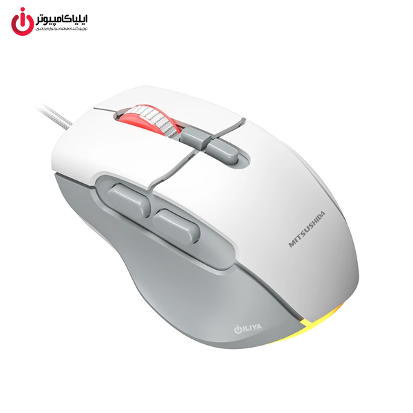 645654546 ماوس گیمینگ سیمدار میتسوشیدا مدل MITSUSHIDA KC-G800 - تصویر 1