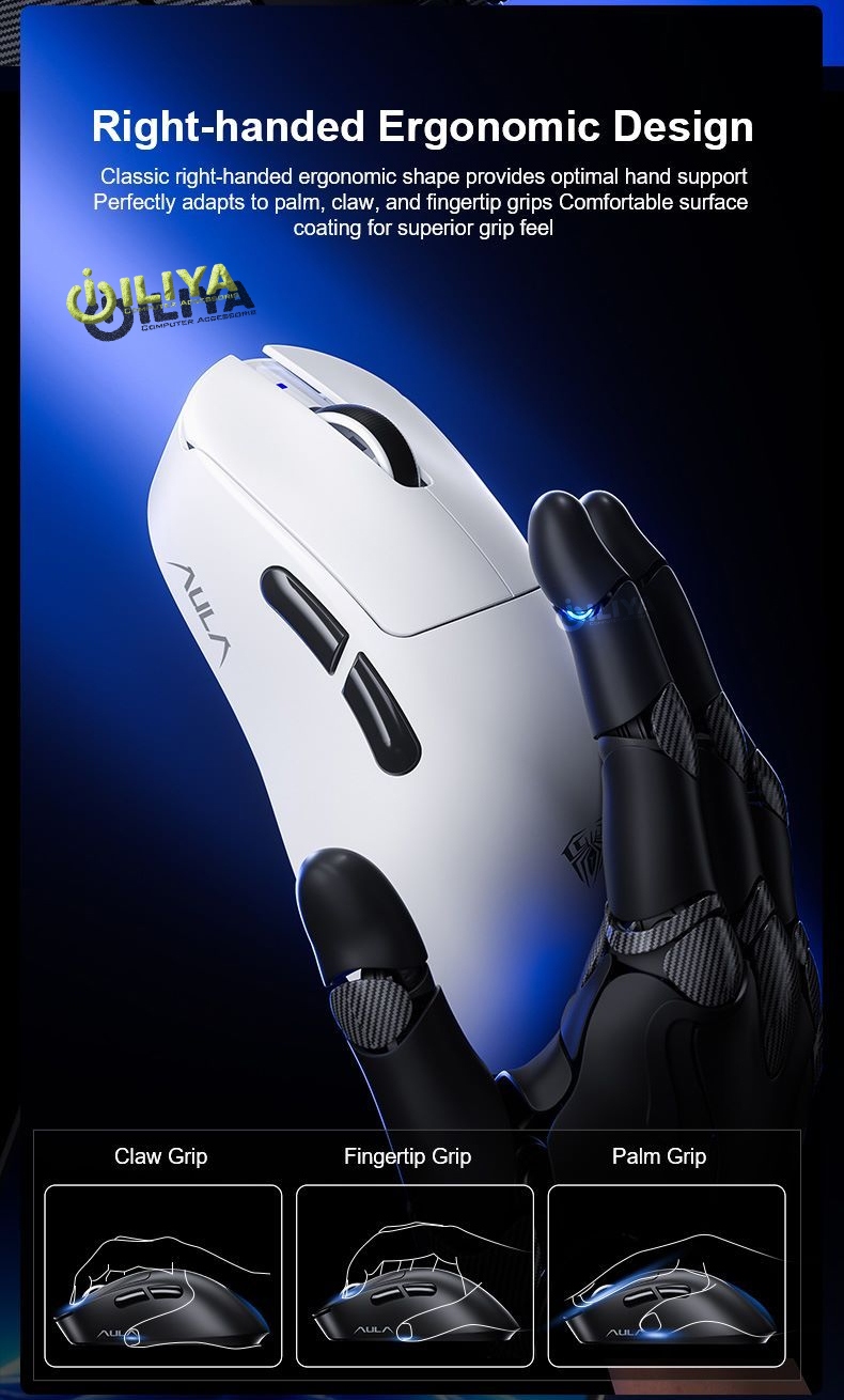 ماوس گیمینگ آئولا مدل AULA SC900 PRO اتصال سه حالته