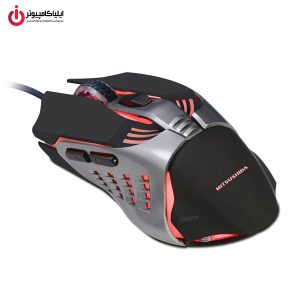 خرید ماوس گیمینگ سیم‌دار میتسوشیدا مدل MITSUSHIDA KC-V5 از ایلیا کامپیوتر مشهد