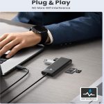 هاب 3 پورت USB-C اوریکو مدل PAPW3AT-C3-10 - تصویر 2