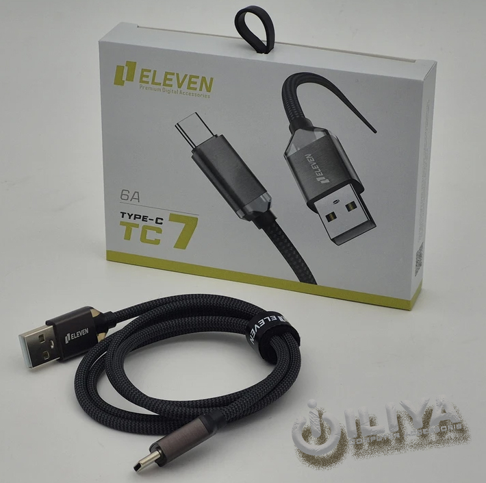 خرید کابل شارژ تایپ سی الون ELEVEN TC7 از ایلیاکامپیوتر مشهد