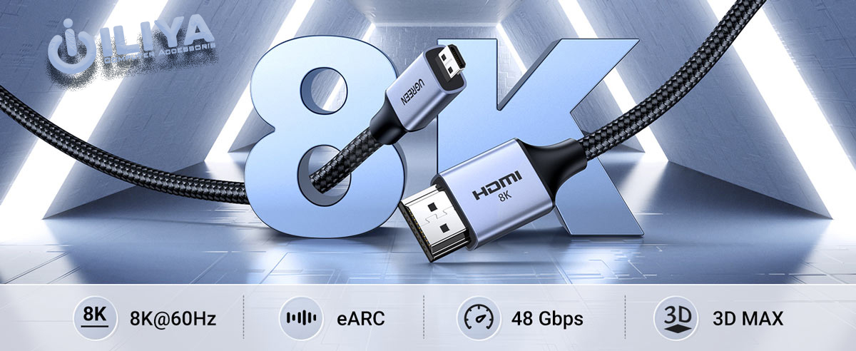 خرید کابل مانیتور Micro HDMI به HDMI یوگرین مدل UGREEN HD164-15516 از ایلیاکامپیوتر مشهد