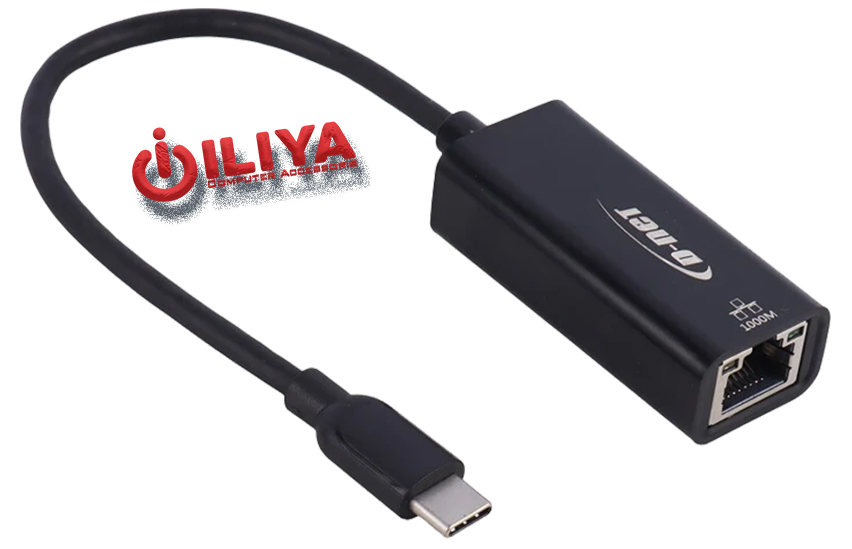 خرید مبدل Type-C به RJ45 دی نت مدل D-NET DT-489C از ایلیاکامپیوتر مشهد