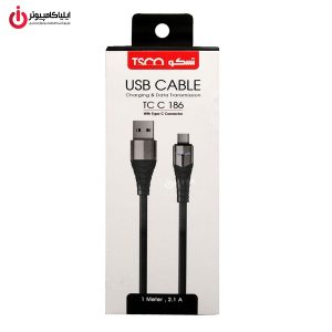 خرید کابل شارژ Type-C تسکو TCC 186 از ایلیاکامپیوتر مشهد