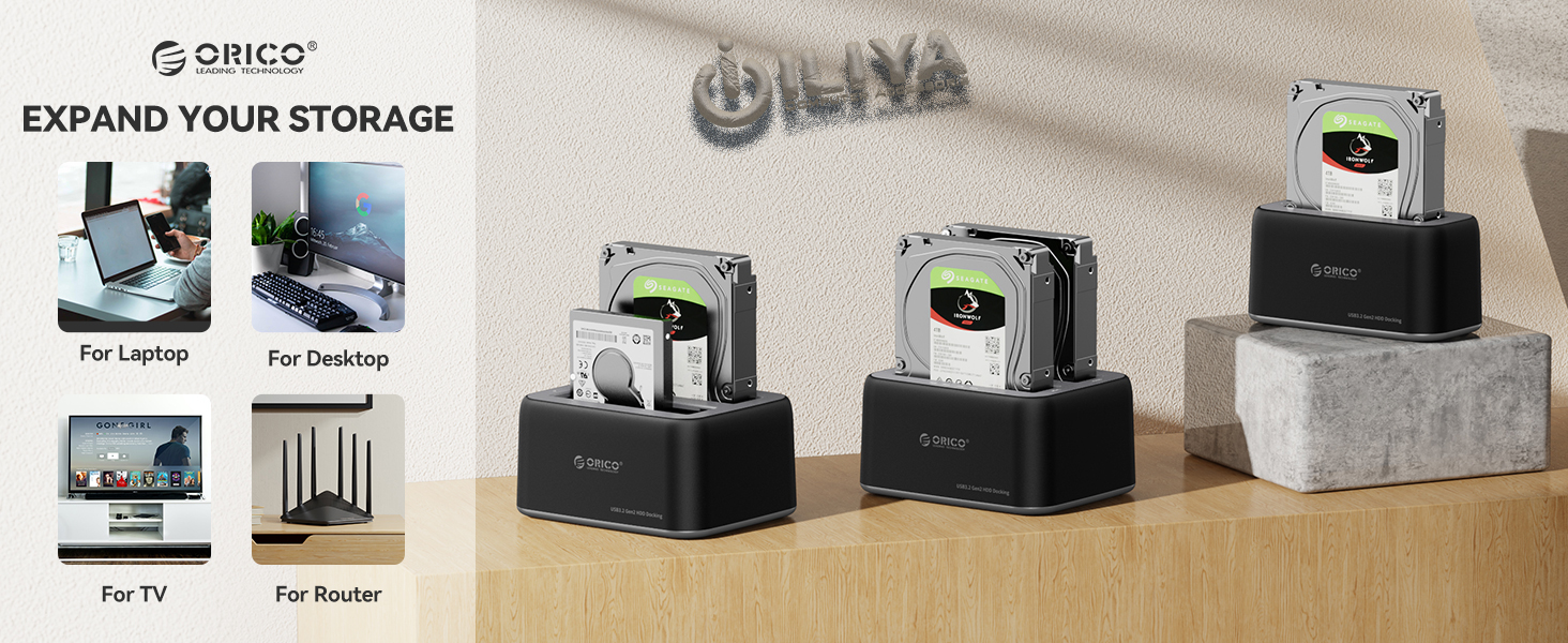 خرید داک هارد ۲Bay اوریکو مدل ORICO 6829C3 از ایلیاکامپیوتر مشهد